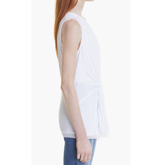 Kobi Halperin Stevie Knotted Sleeveless Top, White Size XS New w/Tag Retail $148 - Picture 8 of 16